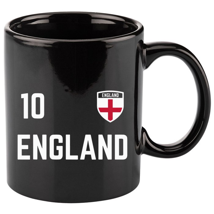 Cool England Soccer Jersey 10 11oz C Handle Ceramic Mug