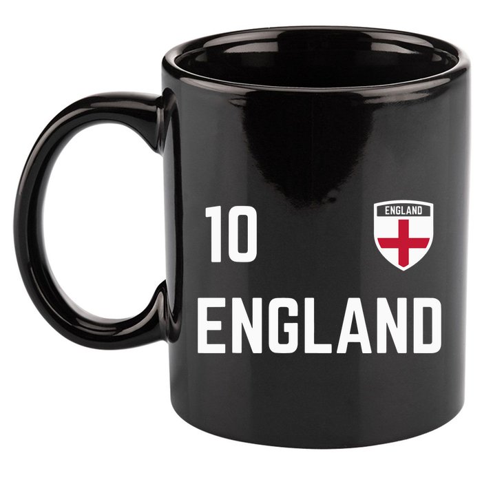 Cool England Soccer Jersey 10 11oz C Handle Ceramic Mug