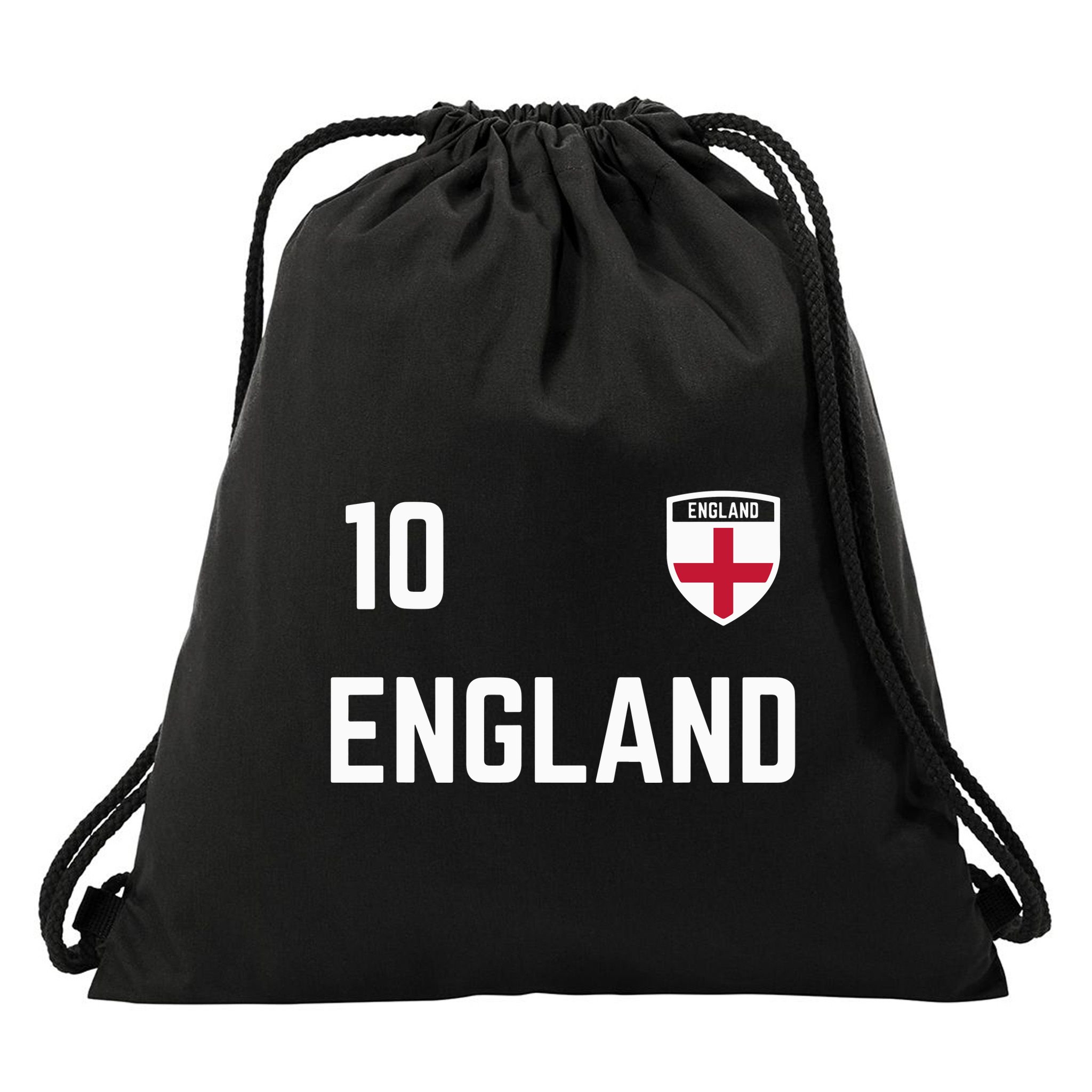 Cool England Soccer Jersey 10 Drawstring Bag