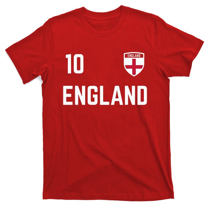 Cool England Soccer Jersey 10 T-Shirt