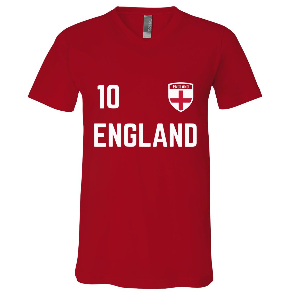 Cool England Soccer Jersey 10 V-Neck T-Shirt