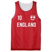 Cool England Soccer Jersey 10 Mesh Reversible Basketball Jersey Tank