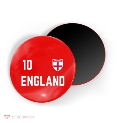 Cool England Soccer Jersey 10 Magnet