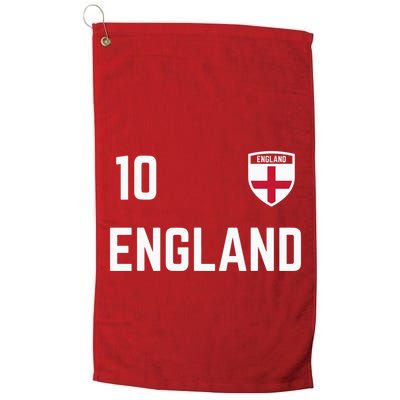 Cool England Soccer Jersey 10 Golf Towel