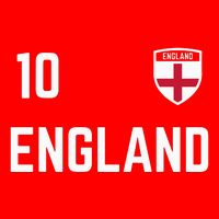 Cool England Soccer Jersey 10 Zip Tote Bag