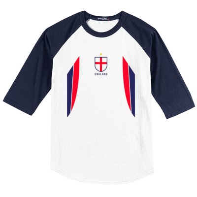 Cool England Soccer Jersey Baseball Sleeve Shirt