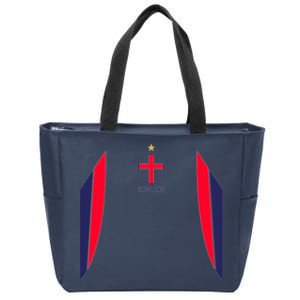 Cool England Soccer Jersey Zip Tote Bag