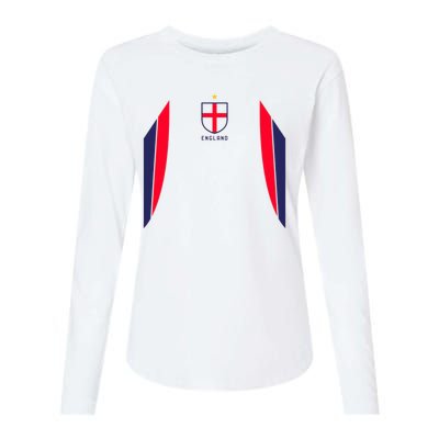 Cool England Soccer Jersey Womens Cotton Relaxed Long Sleeve T-Shirt