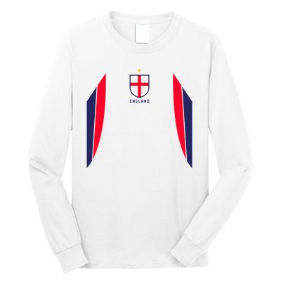 Cool England Soccer Jersey Long Sleeve Shirt