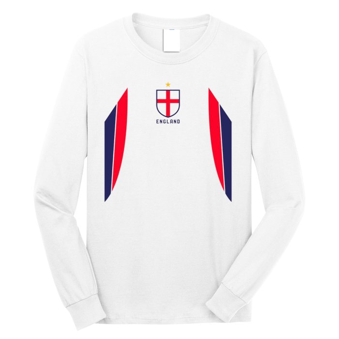 Cool England Soccer Jersey Long Sleeve Shirt