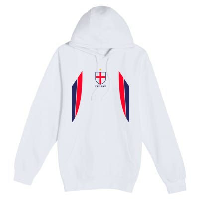 Cool England Soccer Jersey Premium Pullover Hoodie