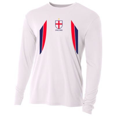 Cool England Soccer Jersey Cooling Performance Long Sleeve Crew