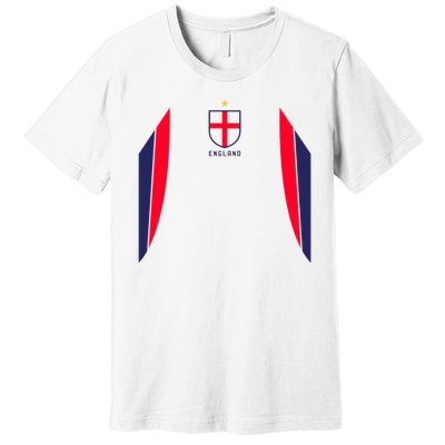 Cool England Soccer Jersey Premium T-Shirt