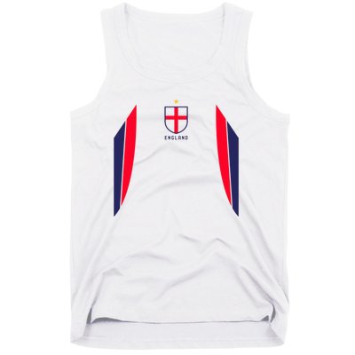 Cool England Soccer Jersey Tank Top