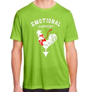 Chicken Emotional Support Cock Adult ChromaSoft Performance T-Shirt