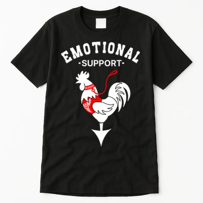 Chicken Emotional Support Cock Tall T-Shirt
