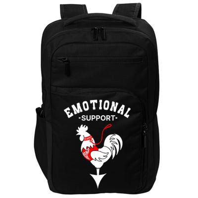 Chicken Emotional Support Cock Impact Tech Backpack