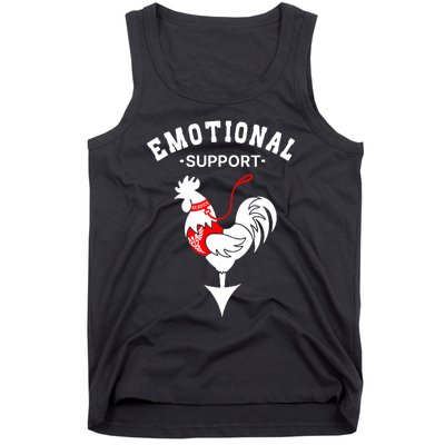 Chicken Emotional Support Cock Tank Top