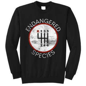 Cool Endangered Species Manual Gearbox Stick Shift 6 Speed Sweatshirt