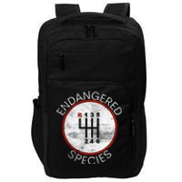 Cool Endangered Species Manual Gearbox Stick Shift 6 Speed Impact Tech Backpack