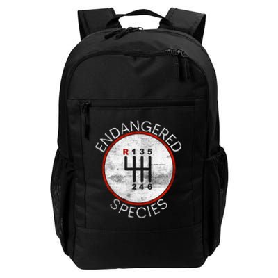 Cool Endangered Species Manual Gearbox Stick Shift 6 Speed Daily Commute Backpack