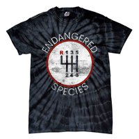 Cool Endangered Species Manual Gearbox Stick Shift 6 Speed Tie-Dye T-Shirt