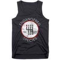 Cool Endangered Species Manual Gearbox Stick Shift 6 Speed Tank Top