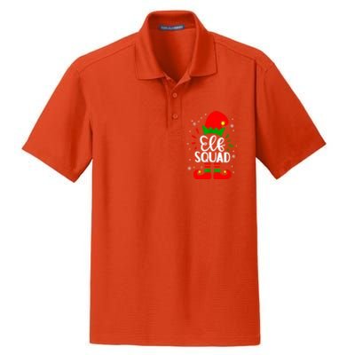 Christmas Elf Squad Funny Elf Family Matching Pajamas Xmas Gift Dry Zone Grid Polo