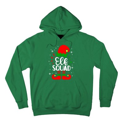 Christmas Elf Squad Funny Elf Family Matching Pajamas Xmas Gift Hoodie