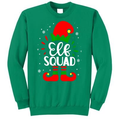 Christmas Elf Squad Funny Elf Family Matching Pajamas Xmas Gift Sweatshirt