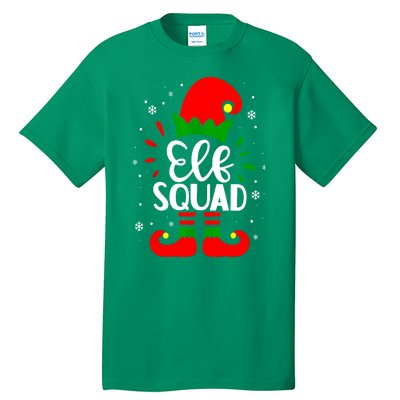 Christmas Elf Squad Funny Elf Family Matching Pajamas Xmas Gift Tall T-Shirt