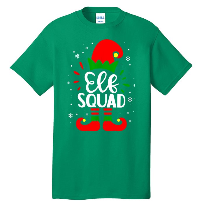 Christmas Elf Squad Funny Elf Family Matching Pajamas Xmas Gift Tall T-Shirt