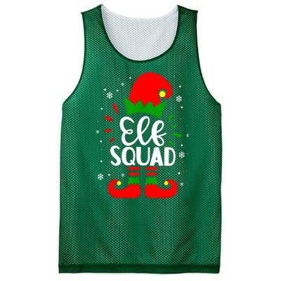 Christmas Elf Squad Funny Elf Family Matching Pajamas Xmas Gift Mesh Reversible Basketball Jersey Tank