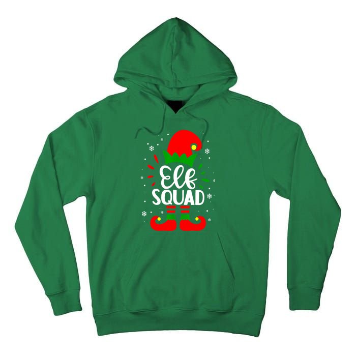 Christmas Elf Squad Funny Elf Family Matching Pajamas Xmas Gift Tall Hoodie