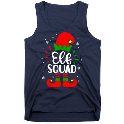 Christmas Elf Squad Funny Elf Family Matching Pajamas Xmas Gift Tank Top