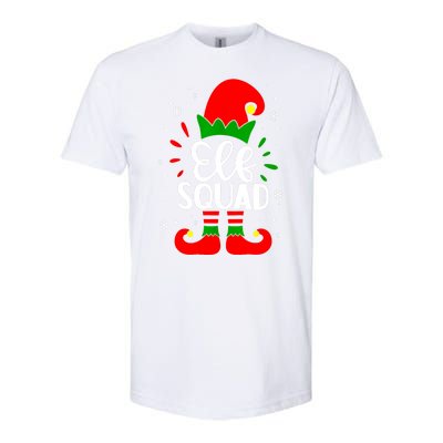 Christmas Elf Squad Funny Elf Family Matching Pajamas Xmas Gift Softstyle CVC T-Shirt