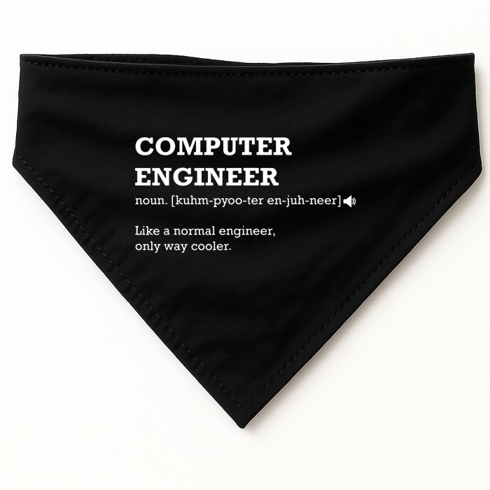 Computer Engineer Shirts Gift Idea For Computer Engineer USA-Made Doggie Bandana