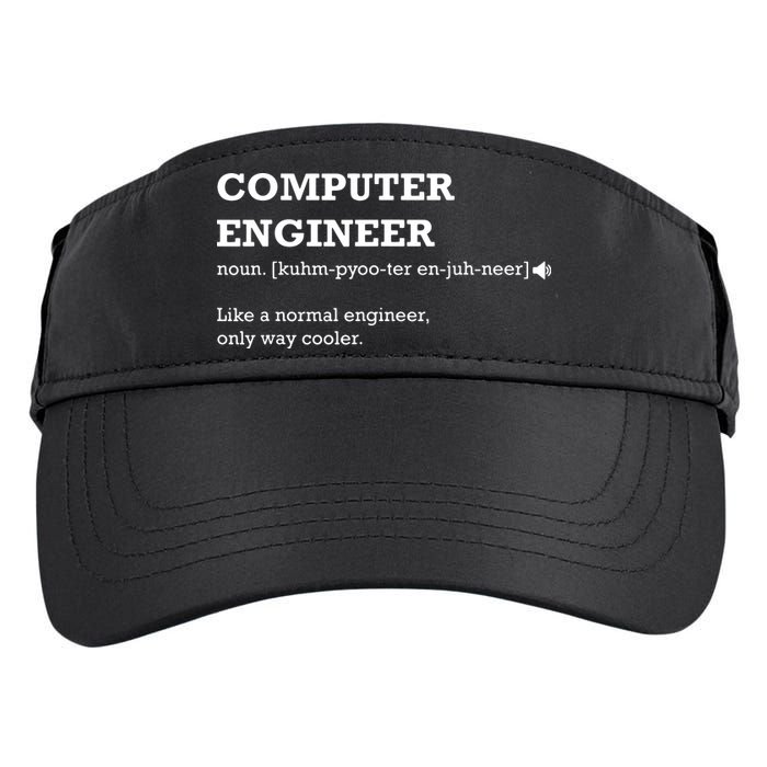 Computer Engineer Shirts Gift Idea For Computer Engineer Adult Drive Performance Visor