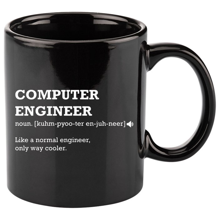 Computer Engineer Shirts Gift Idea For Computer Engineer 11oz C Handle Ceramic Mug