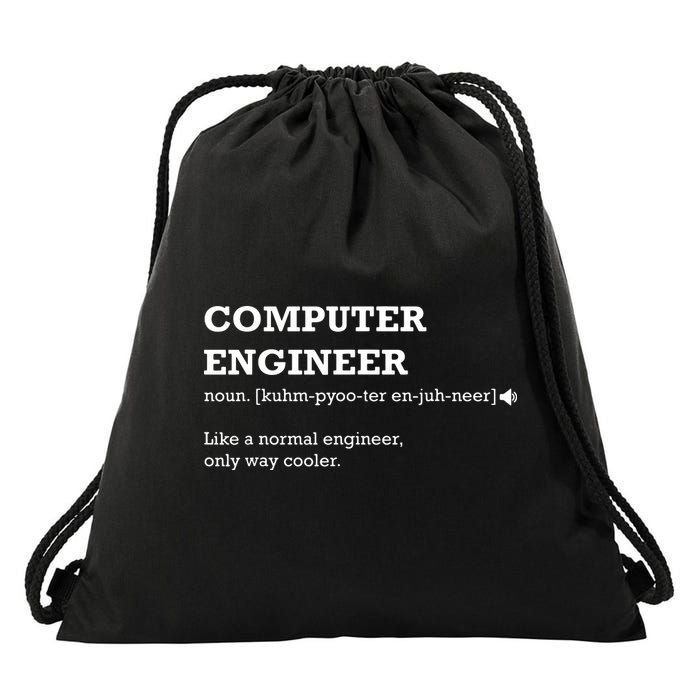 Computer Engineer Shirts Gift Idea For Computer Engineer Drawstring Bag