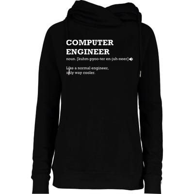 Computer Engineer Shirts Gift Idea For Computer Engineer Womens Funnel Neck Pullover Hood