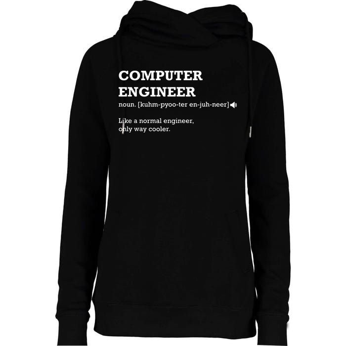 Computer Engineer Shirts Gift Idea For Computer Engineer Womens Funnel Neck Pullover Hood