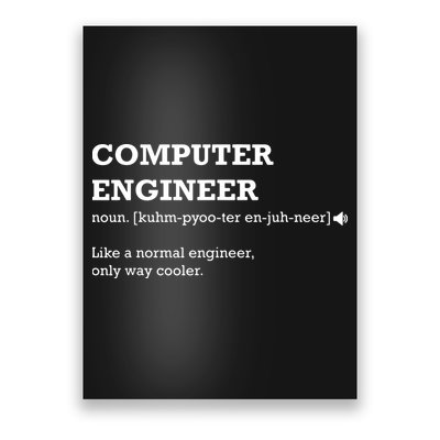 Computer Engineer Shirts Gift Idea For Computer Engineer Poster