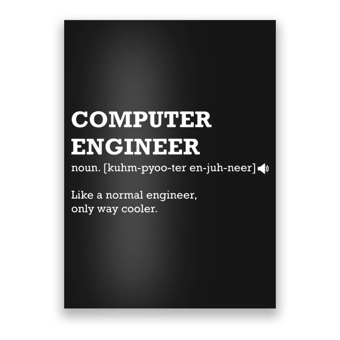 Computer Engineer Shirts Gift Idea For Computer Engineer Poster