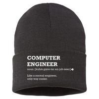 Computer Engineer Shirts Gift Idea For Computer Engineer Sustainable Knit Beanie