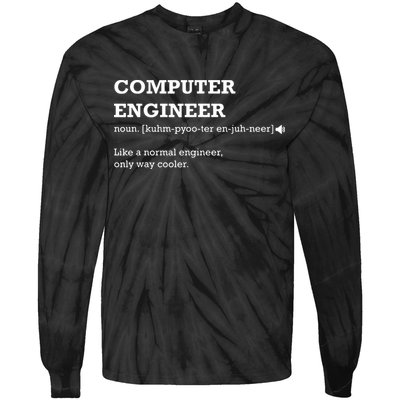 Computer Engineer Shirts Gift Idea For Computer Engineer Tie-Dye Long Sleeve Shirt