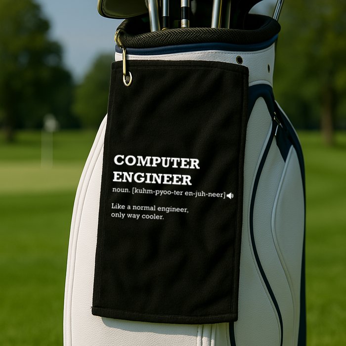 Computer Engineer Shirts Gift Idea For Computer Engineer Golf Towel