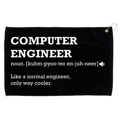 Computer Engineer Shirts Gift Idea For Computer Engineer Grommeted Golf Towel