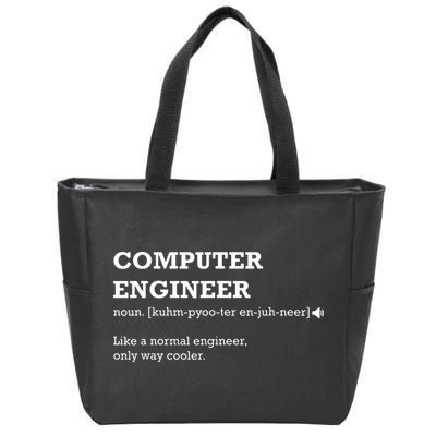 Computer Engineer Shirts Gift Idea For Computer Engineer Zip Tote Bag