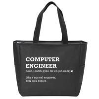 Computer Engineer Shirts Gift Idea For Computer Engineer Zip Tote Bag